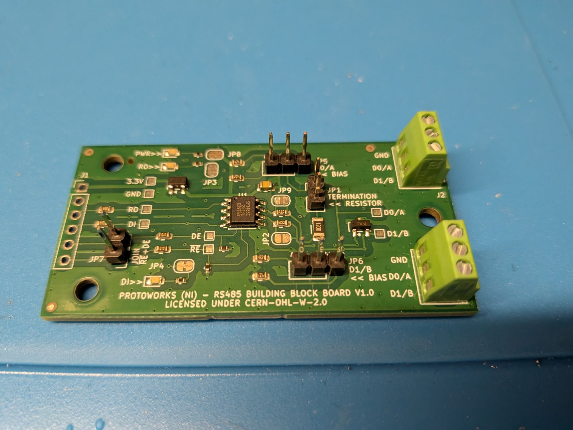RS485 Non-Isolated Breakout Board